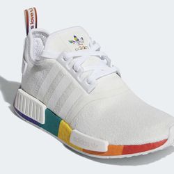 Adidas Pride and white shoes
