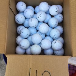 Box  of 40 Taylormade TP5 and TP5X golf balls all in great clean playable condition, not water balls. 