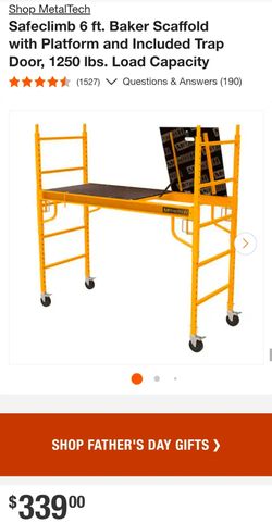 6' Indoor Scaffolding