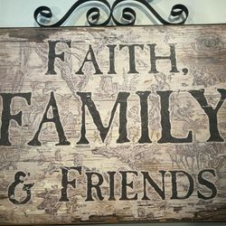 Faith Family And Friends Wall Decor 