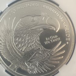 (2) 1 oz “Strength • Freedom • Pride” Eagle round from Golden State Mint: 