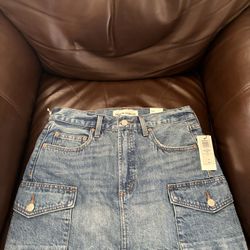 Denim Forum Mini Skirt 