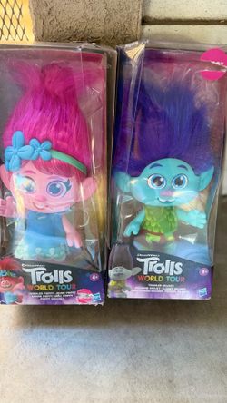 DreamWorks Trolls Poppy & Branch Dolls – Set of 2 – Original Boxes