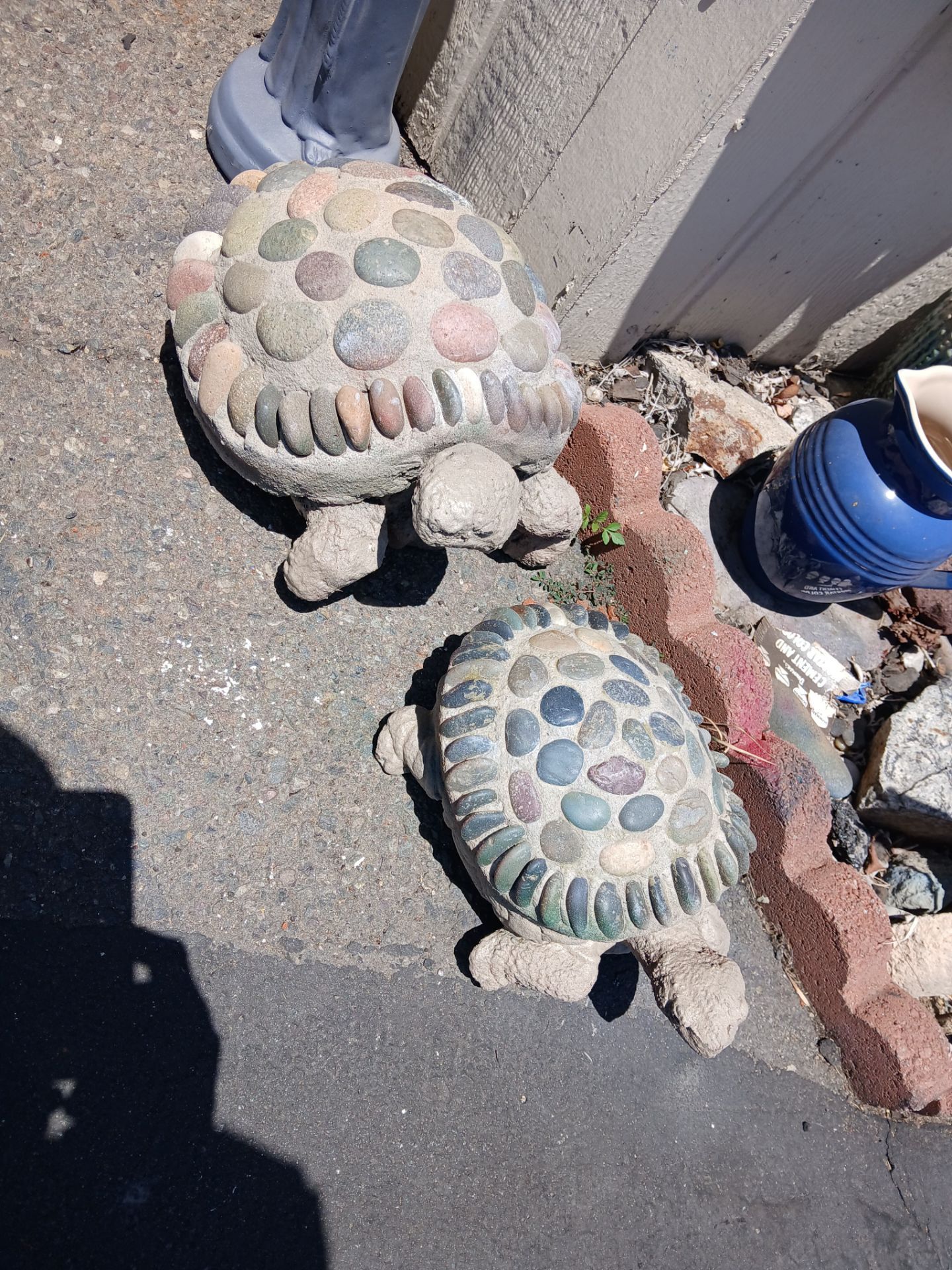 Big Cement Turtles