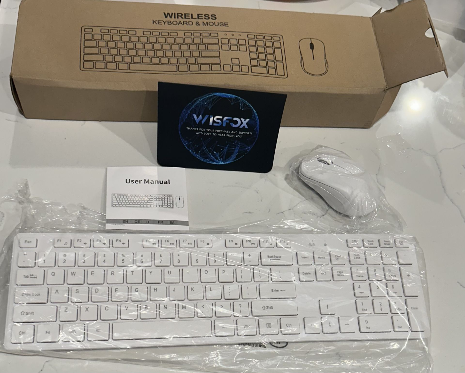 Wireless Keyboard & Mouse 