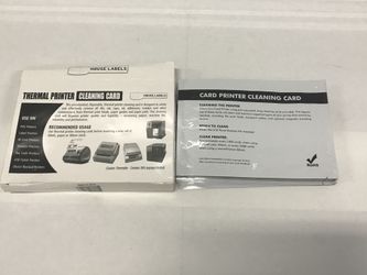 10 Pack Thermal Printer Cleaning Card’s
