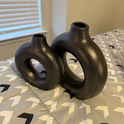 Bathroom tissue holder , wall decor and flower vase