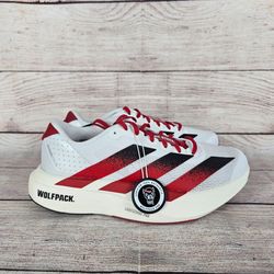 Adidas Adizero Evo SL NC State Wolfpack Running Shoes JQ4571 Men's Size 4 NEW