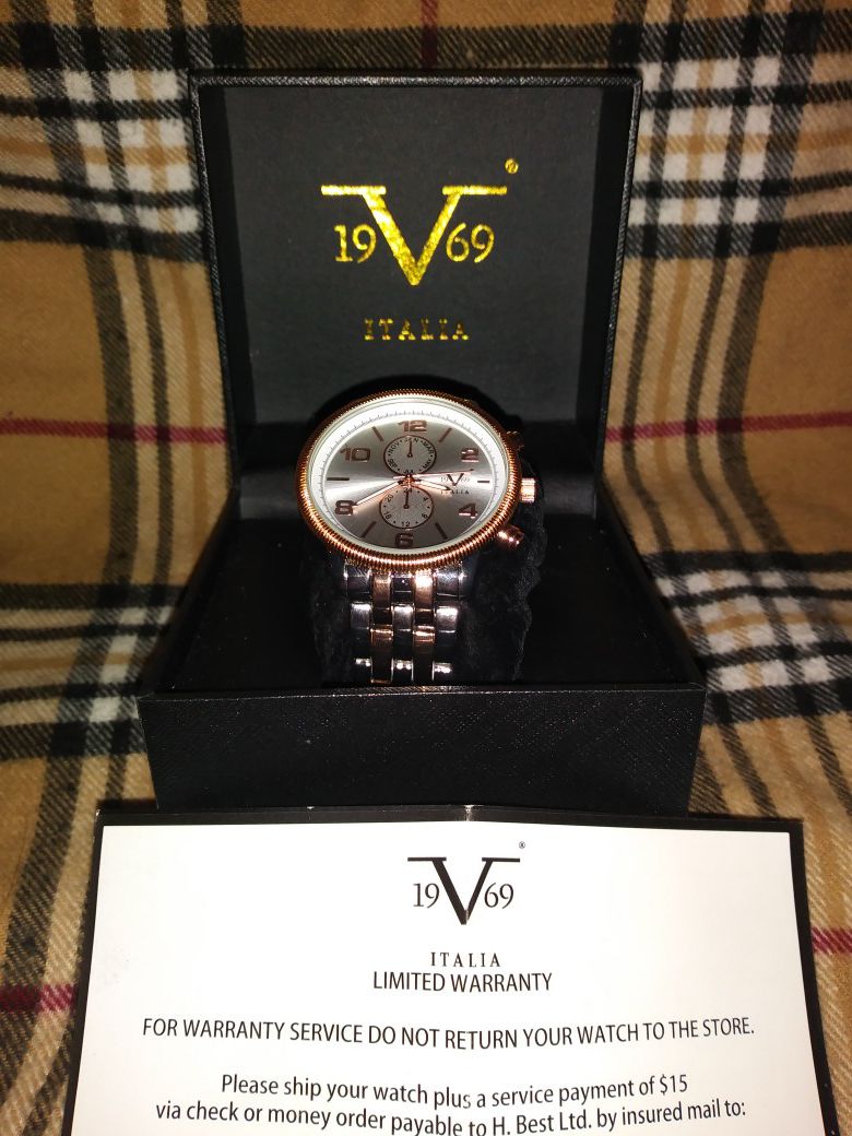 Versace 19v69 ITALIA.2Tone,Beautiful Brand New Watch. for Sale in