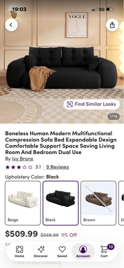 Boneless Sofa Bed