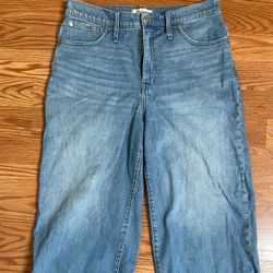 Madewell Wide Leg Crop Jean Size 31 / 12