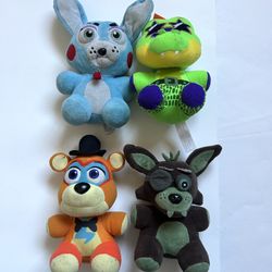 Bundle Lot of 4 Funko Five Nights at Freddy’s Toy Plushies