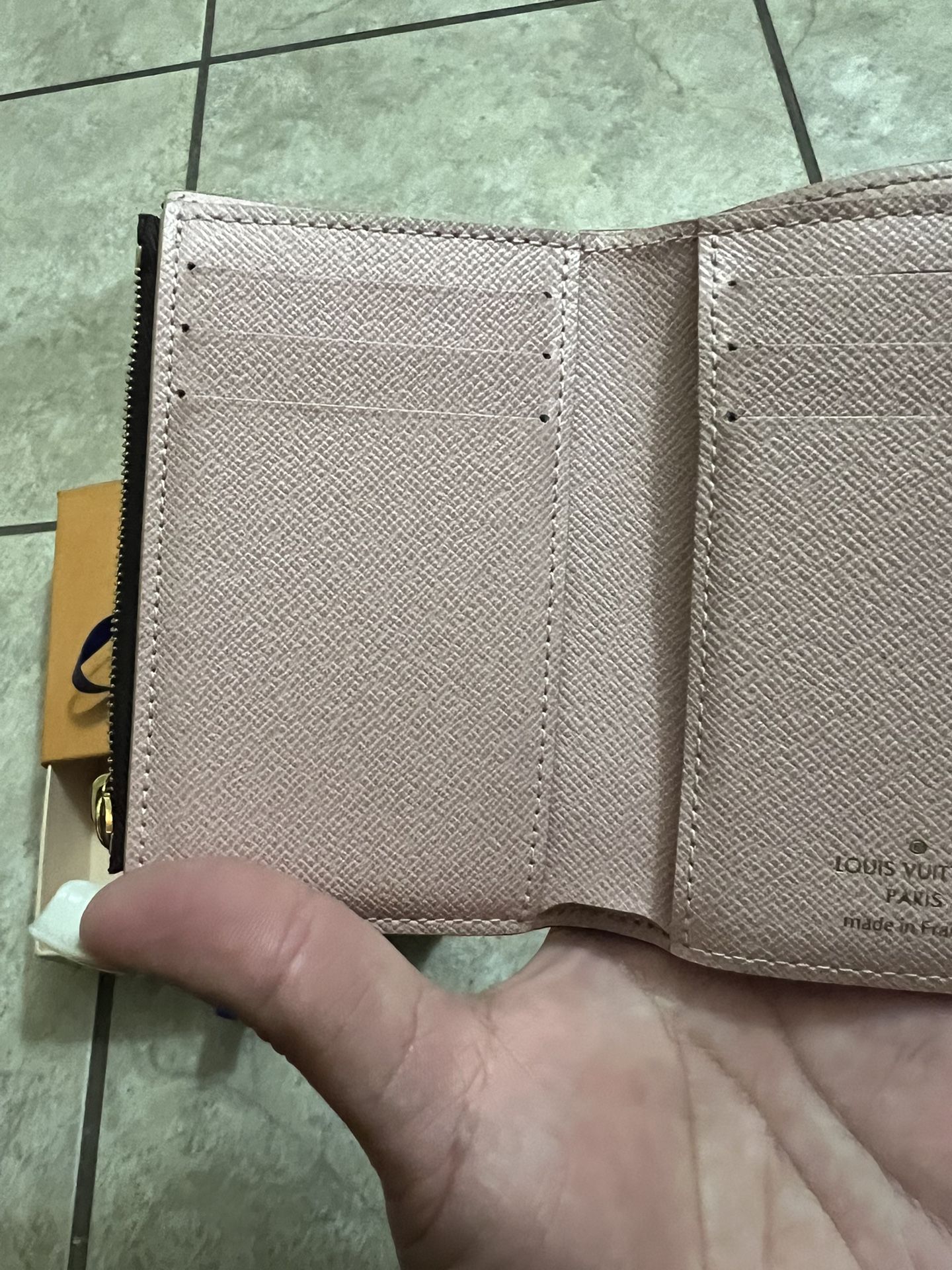 Louis Vuitton Victorine Wallet Monogram w/ Rose Ballerine interior for Sale  in Irvine, CA - OfferUp