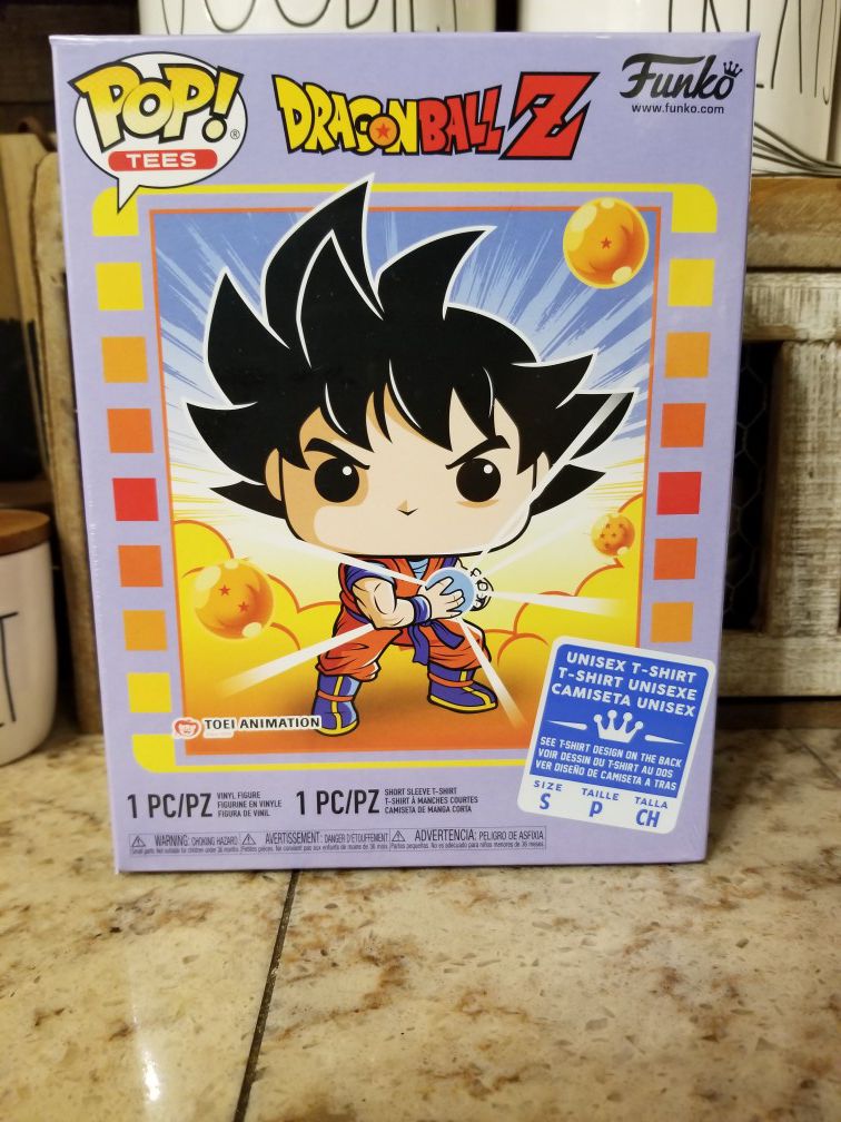 Dragon ball z funko pop and t shirt size small