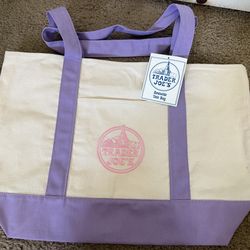 Trader Joe’s Large Reusable Purple Tote Bag
