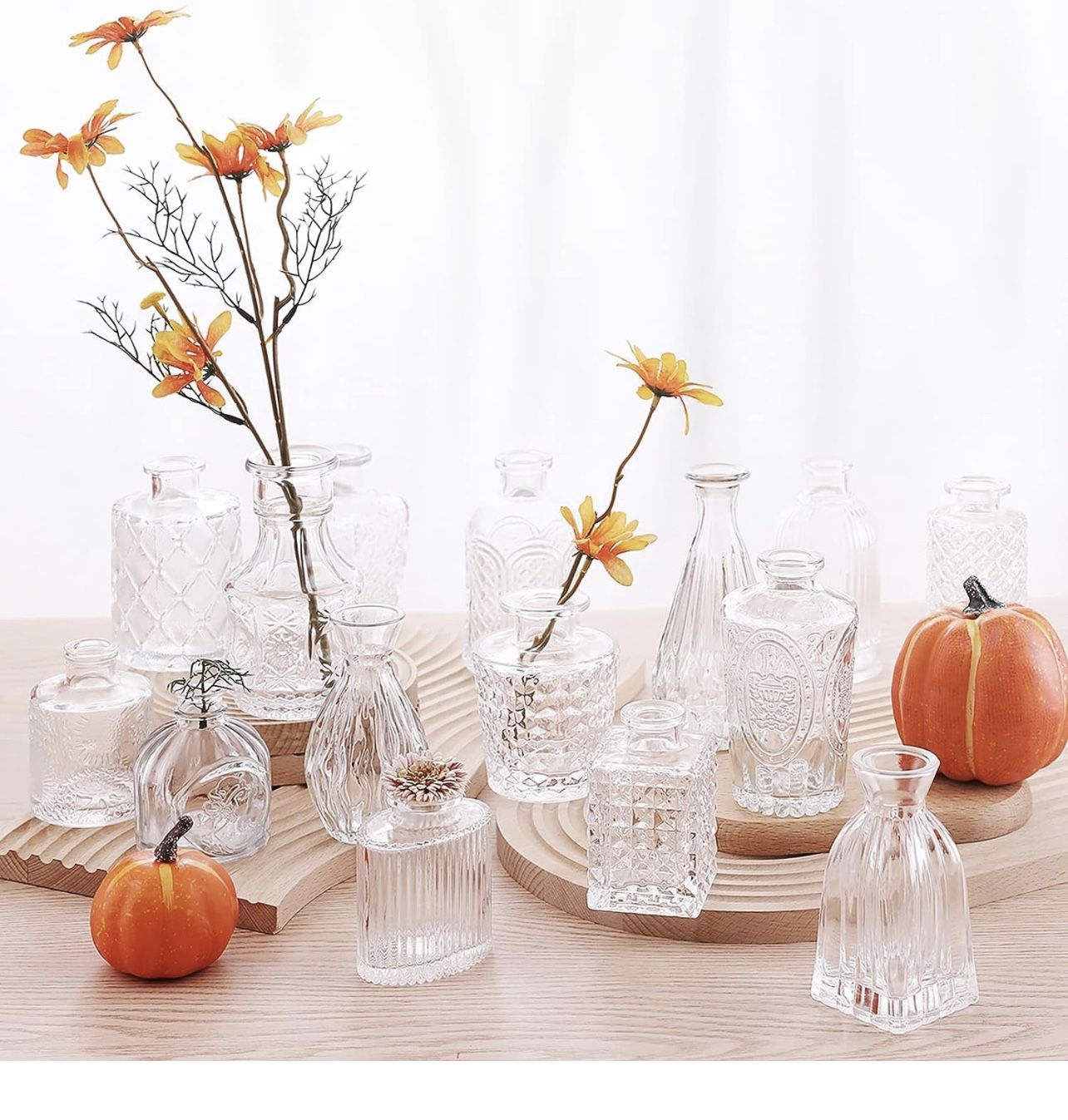 New Glass Bud Vase 30 Pcs