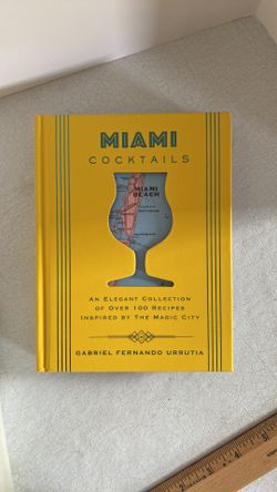Miami Cocktail book NEW