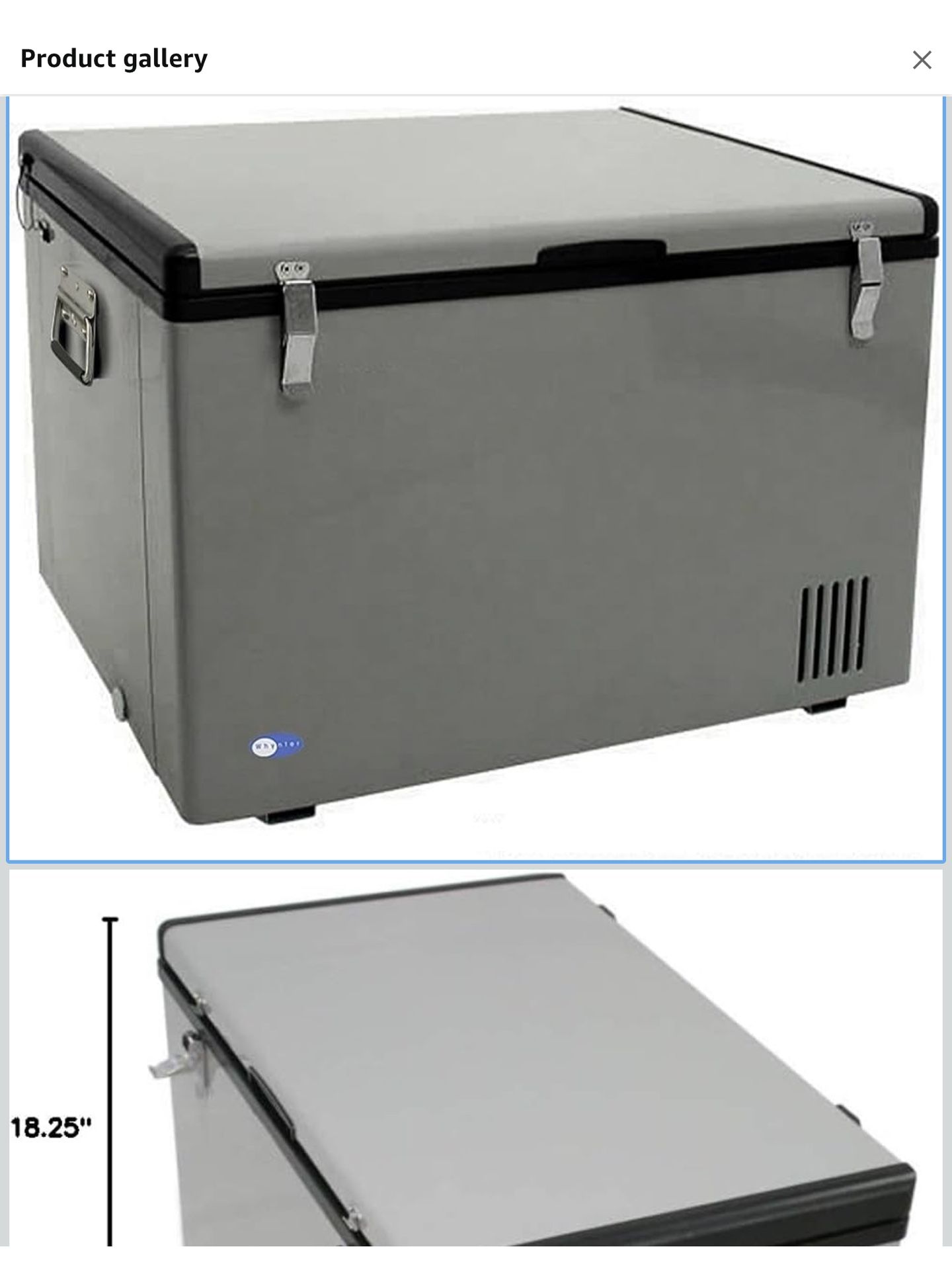 85 Quart Whynter Portable Refrigerator/Freezer