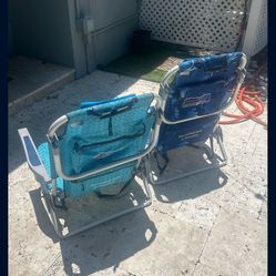 Tommy Bahama Cooler Beach Backpack Chairs