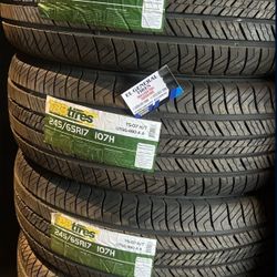 245/65/17 New Tires #4 Tbb Mount & Balance // 4 llantas nuevas Tbb Instaladas Y Balanceadas