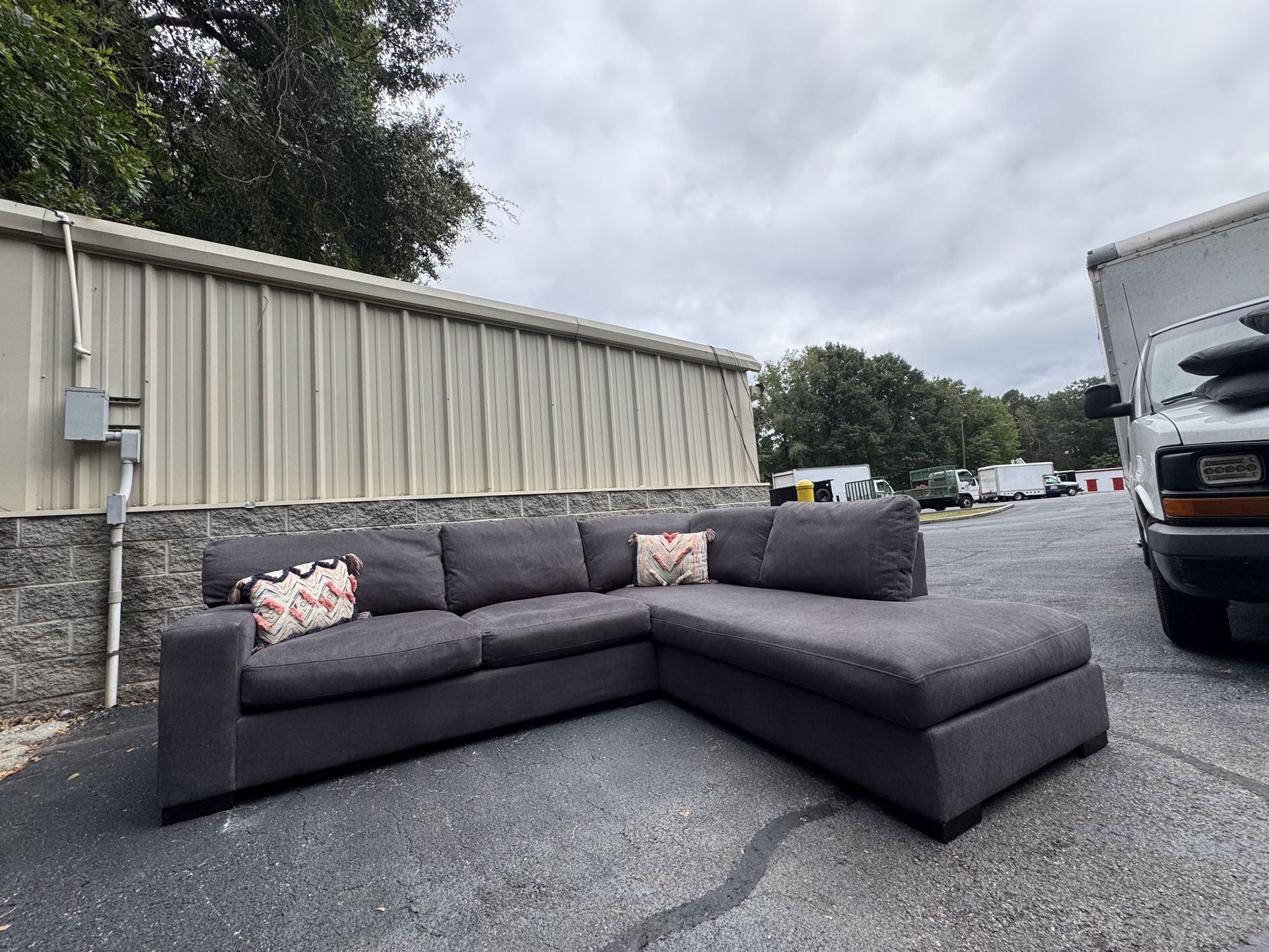 Z Gallerie Sectional ( Delivery Available )