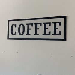 Metal Coffee Sigh 2ft X 1ft 