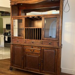 Fireplace Tv Stand & Hutch