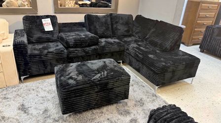 NEW SECTIONAL SOFA AND OTTOMAN WITH FREE DELIVERY PAY ON DELIVERY OPTIONS