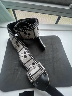 RARE Vtg Collectible Disney Mickey Mouse Camera Shoulder Neck Strap 80s Polaroid