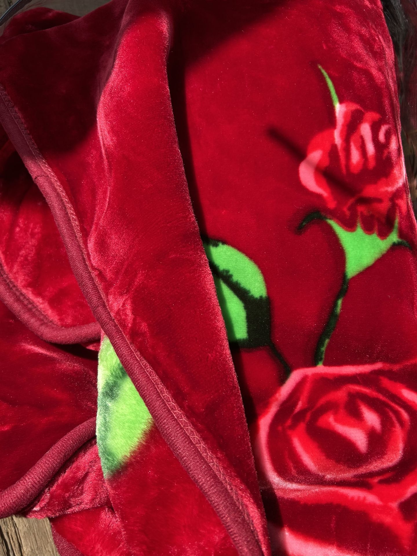 Virgin Maria Blanket. King Size $75