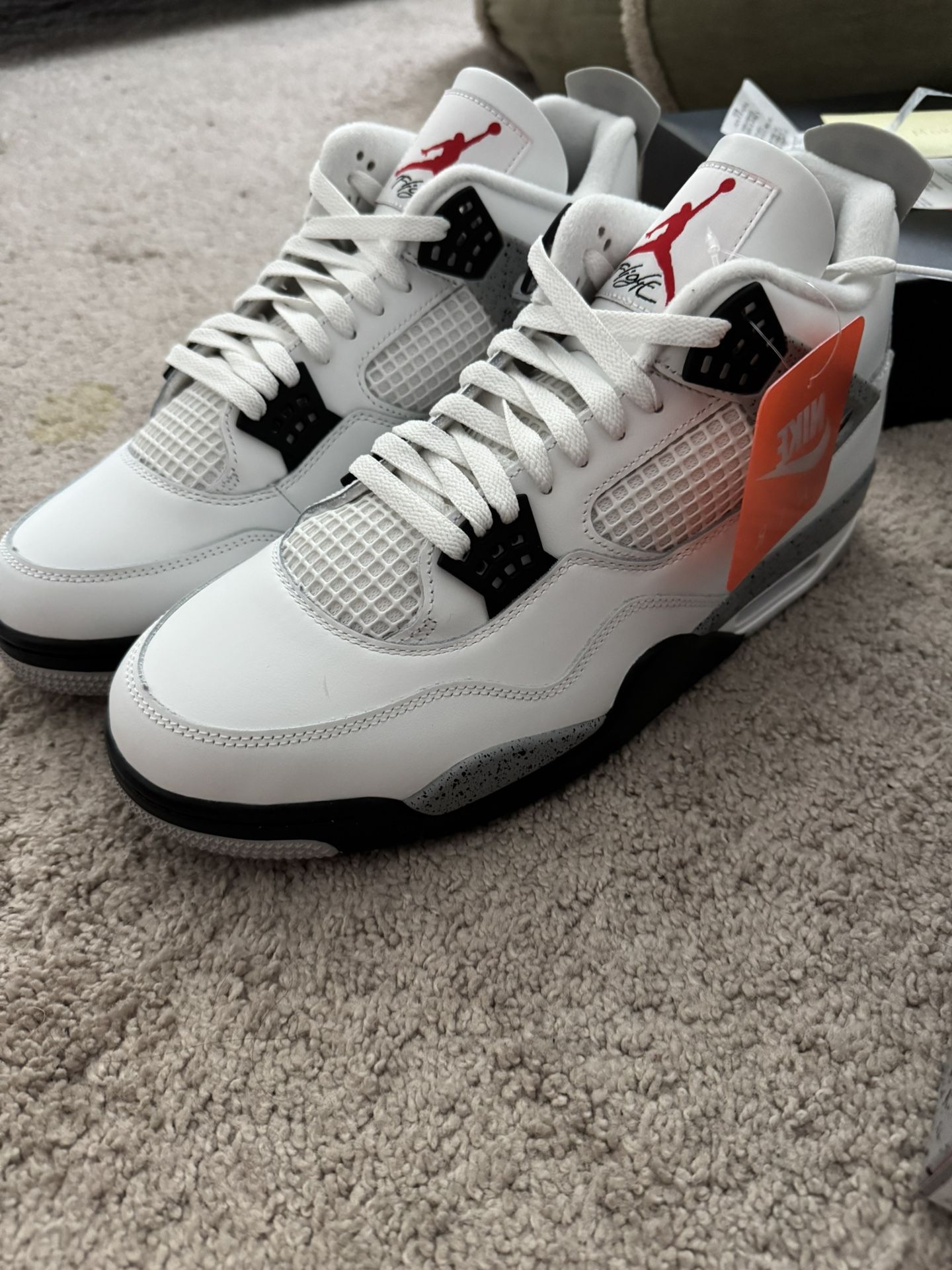 Jordan 4 White Cement size 13