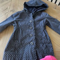 Girls Size 3t Coat And Hoodie Lot