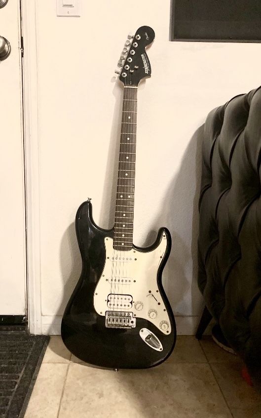 Fender Starcaster Black Electric Guitar