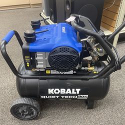 Kobalt QUIET TECH 10-Gallon Portable Electric 175 PSI Horizontal Air Compressor
