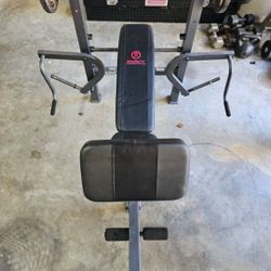 Marcy Diamond Elite Bench Press Set w/ Rack & Preacher Curl