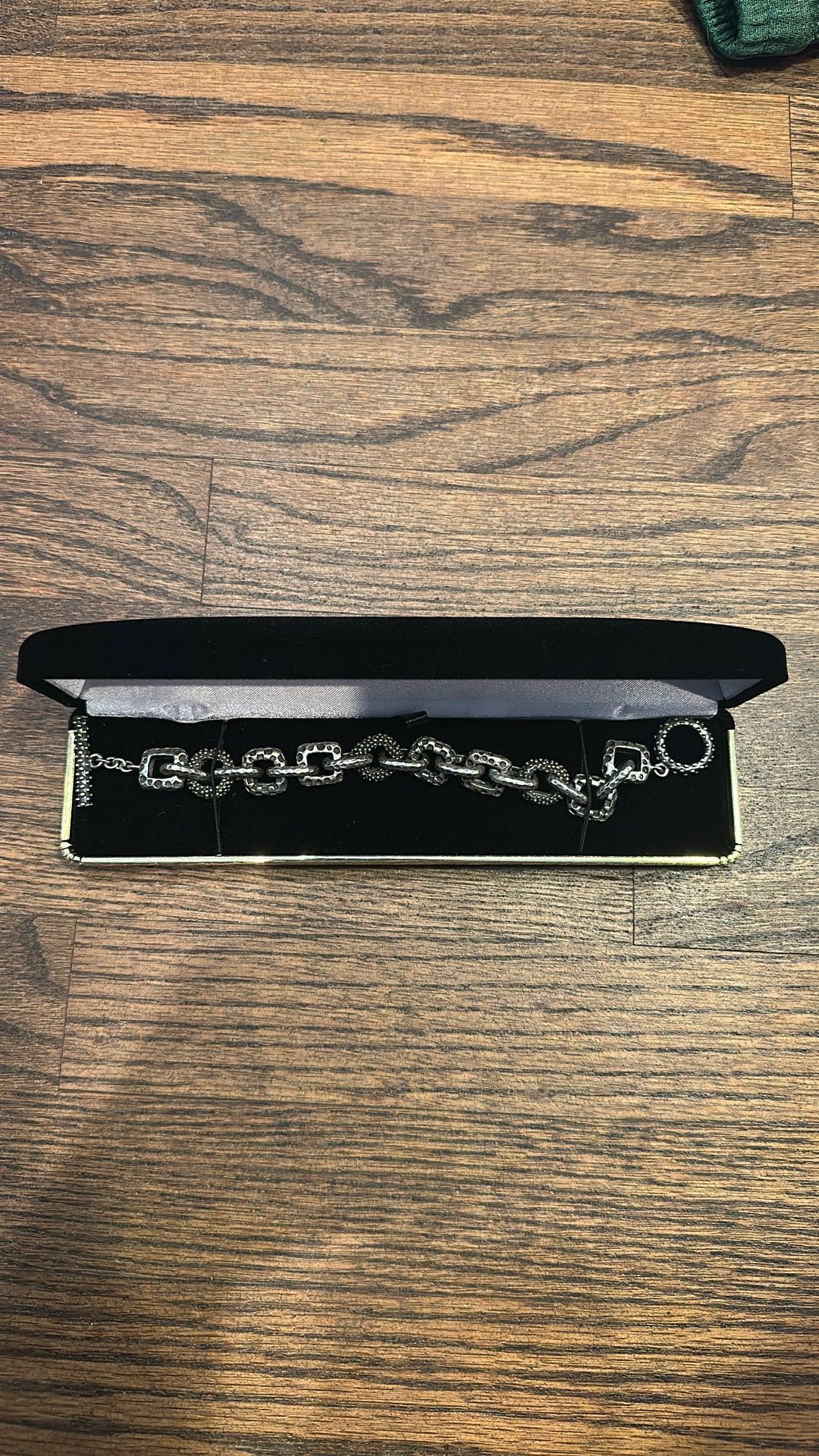 Dian Malouf Sterling Silver Link Bracelet