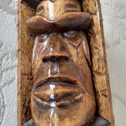 Wood Spirit Hand Carving