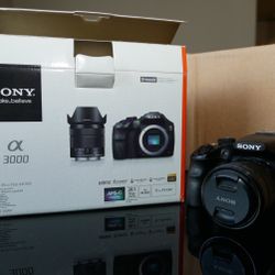 Sony Alpha a3000 ILCE-3000K w/ 18–55mm OSS Lens