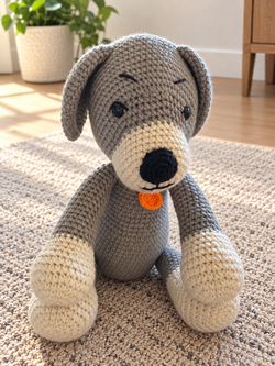 🧶 Handmade Crochet Puppy 🐶
