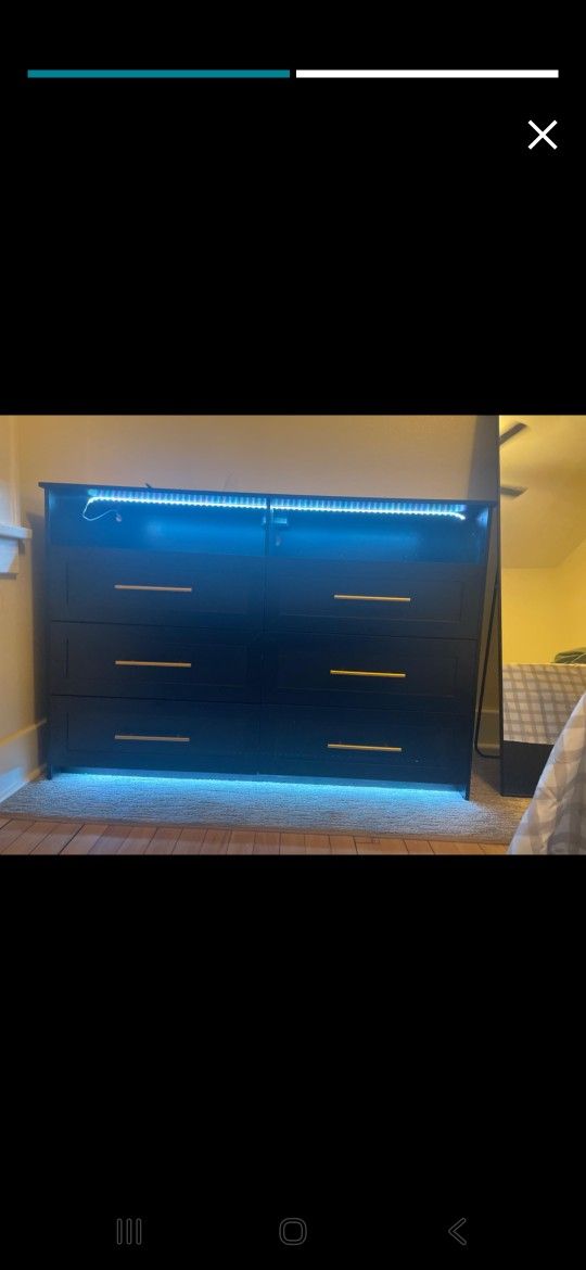 Black Wood Dresser