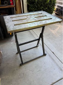 Portable welding table $45