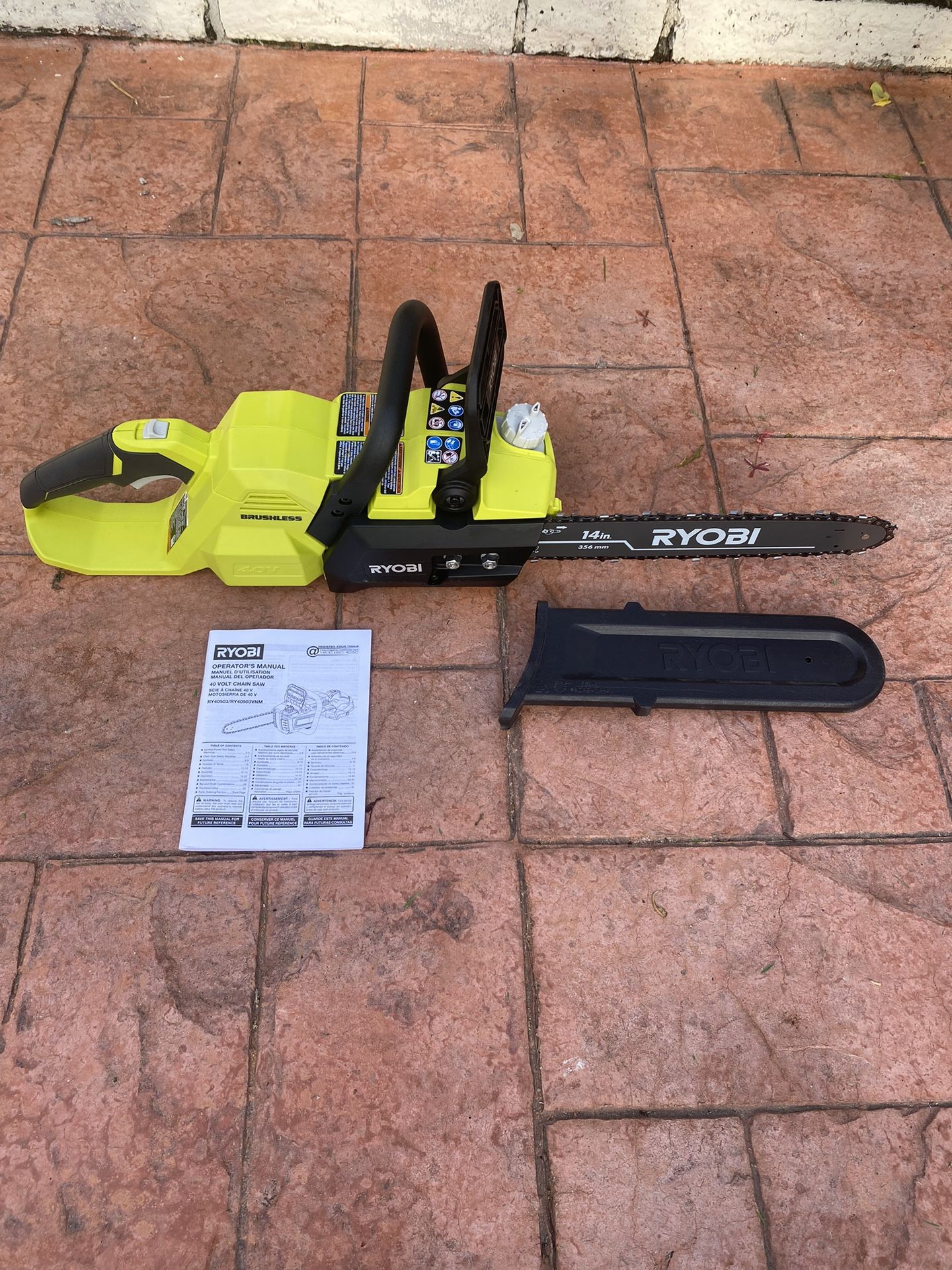 Ryobi 40V Chainsaw 14”. Tool Only 