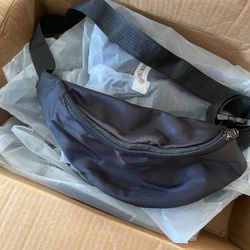 15 - Black 2 Pocket Fanny Packs Belt Bag 