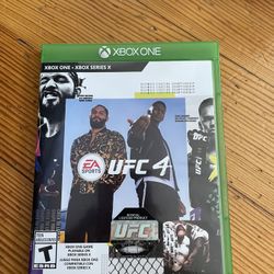 UFC 4 Xbox One Used Once 