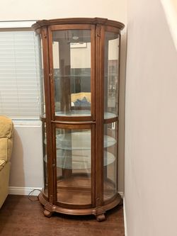 Solid wood coner cabinet