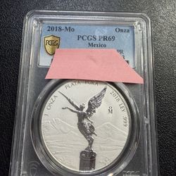 2018 Reverse Proof Libertad PR69