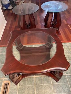 Coffee Table and 2 End Tables