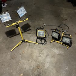 Set Of 3 Portable Lights