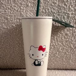 Hello Kitty X Starbucks Stainless Steel Cup