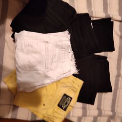 4 Pair Jeans Bundle Size 34/32 And Pair Of Shorts Size 34
